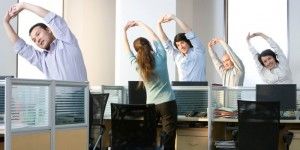 Trabajo oficina y de pie